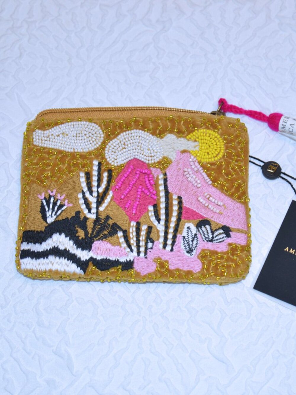 America & Beyond One-of-a-Kind Beaded Coin Purse
